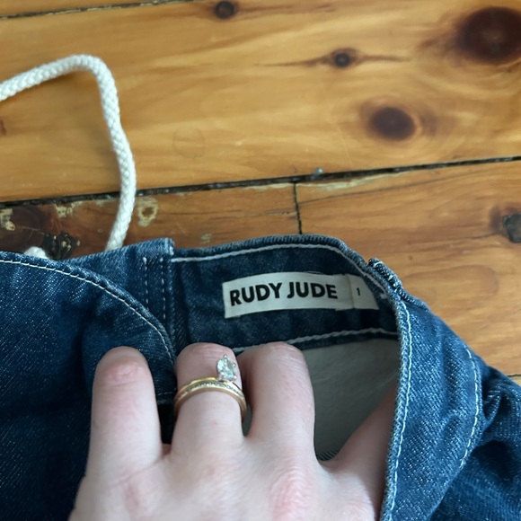 Rudy Jude Adult Lace Back Big Jean - Tumbled Classic Indigo - Size RJ1 1 rj - Picture 6 of 11